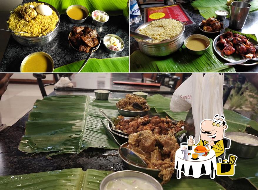 Food at Santhrupthi Hotel