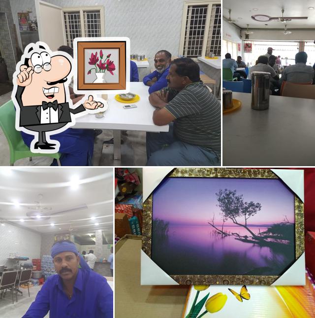 The interior of Sri Ananda Bhavan