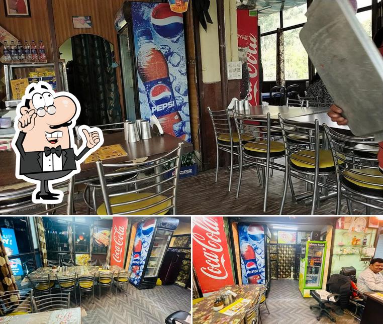 The interior of Dana Pani Pure Vegetarian Dhaba