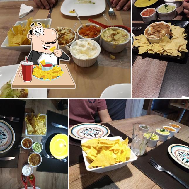Nachos em Los Picos Restaurante Mexicano