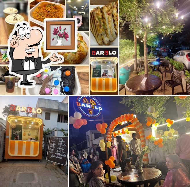 The interior of Barblo- Best Wraps in Jaipur "Good Vibes. Great Wraps."