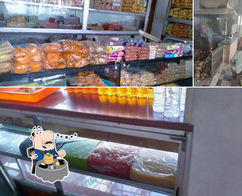 Meals at N Vasudevan Banana Chips Halwa And Sweets