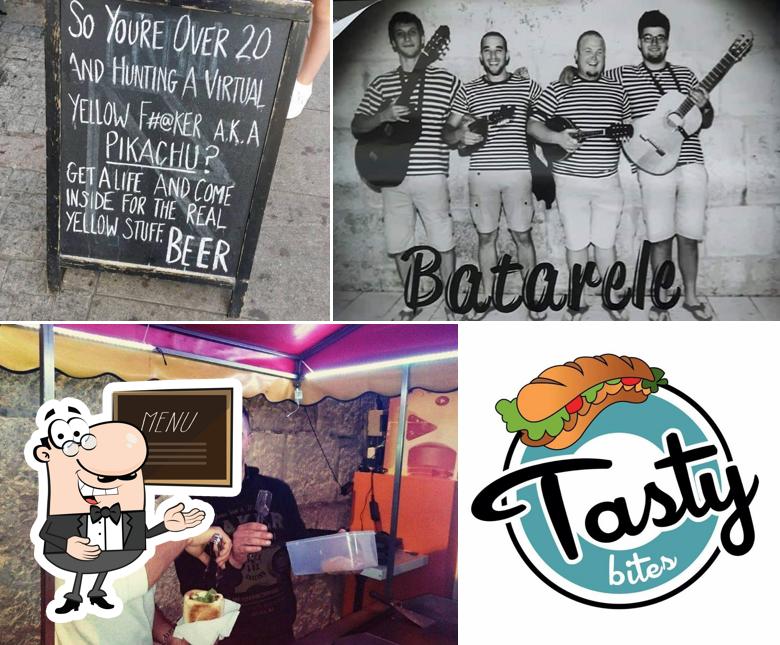 Leggi le specialità del giorno sulla lavagna