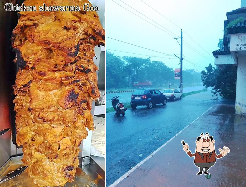 Food at Shawarma And Shakes