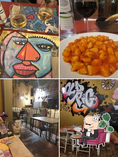 Siediti a un tavolo di Old pig