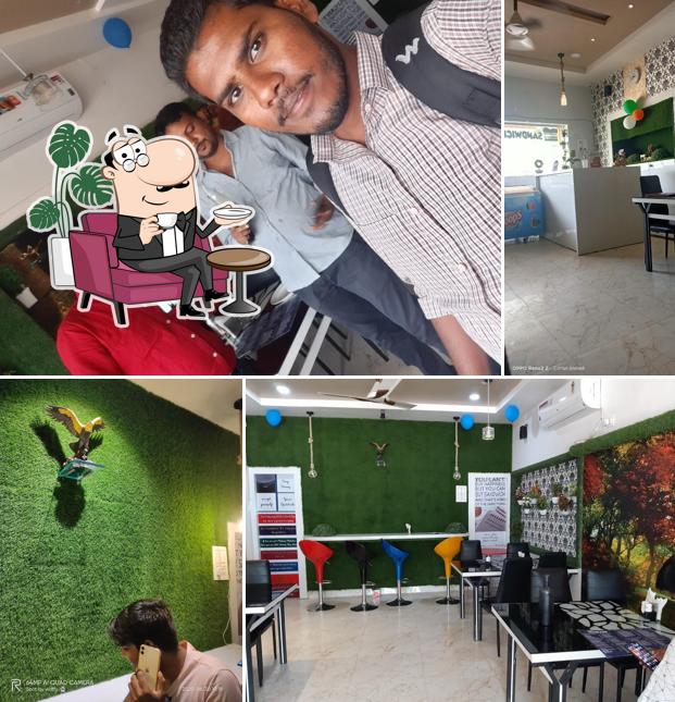 The interior of Cafe Madrassi