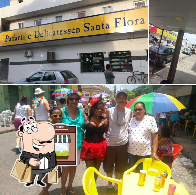 O exterior do Padaria Santa Flora