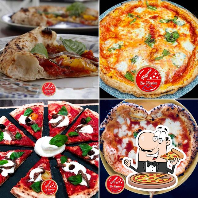 A Pizzeria Da Zio Pierino, puoi provare una bella pizza