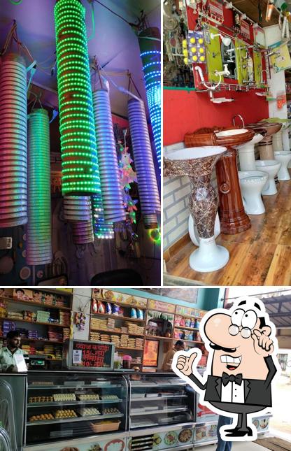 The interior of Shridhar Jodhpuri Sweets