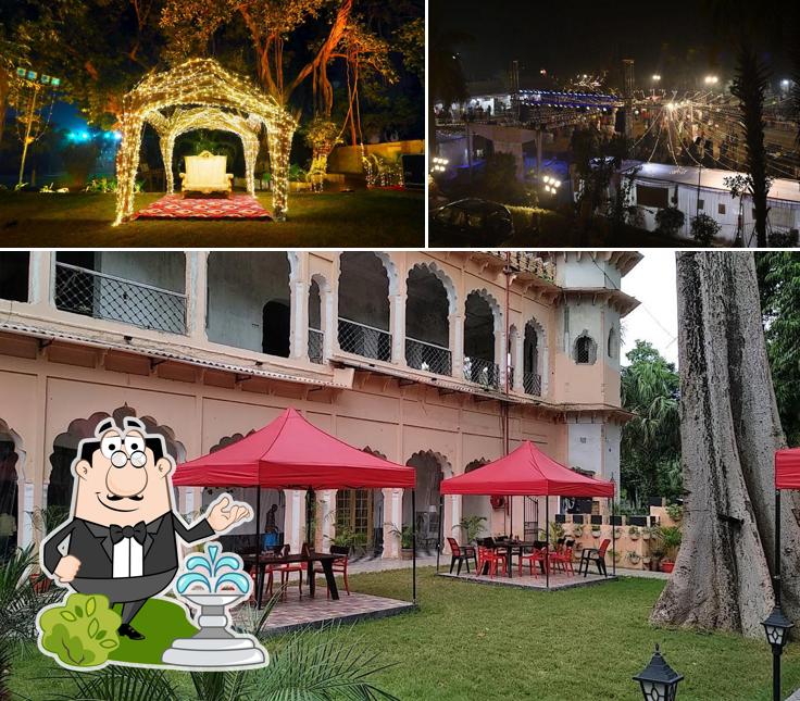 The exterior of The Mashaal Lawn and Indoor Banquets