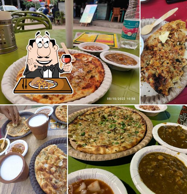 Pick pizza at Brothers Amritsari Kulcha Hub