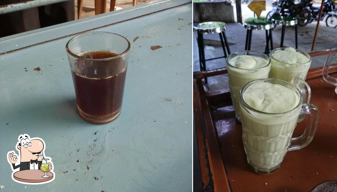 Try a drink from the menu