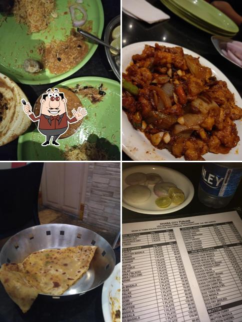 Meals at Dhaba City Punjab