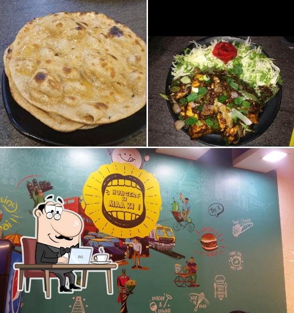 Take a seat at one of the tables at Pawar's kitchen