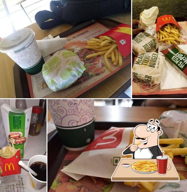 Order finger chips at McDonald's