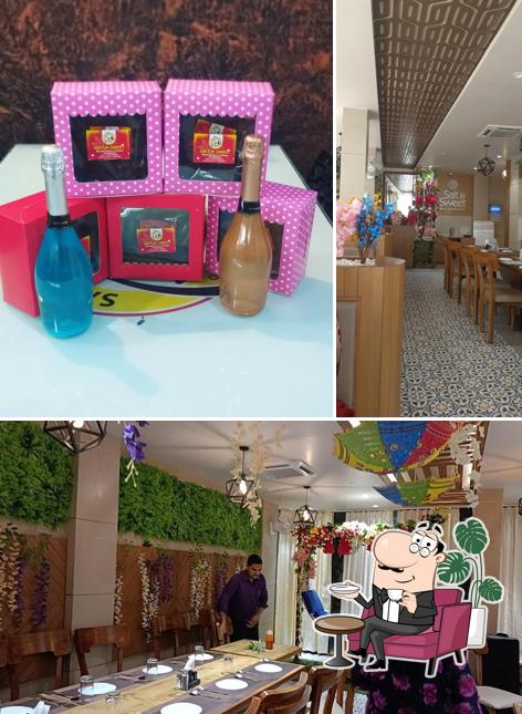 The restaurant's interior and beverage