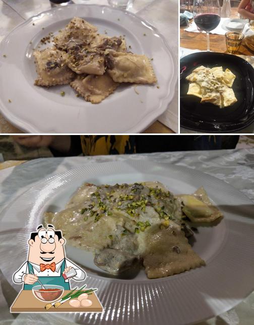 Ravioli al Agriturismo Il Vecchio Casale