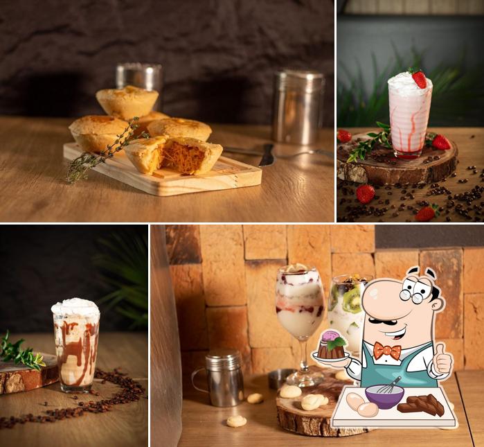 Da Matta Coffee Cafeteria provê uma escolha de sobremesas
