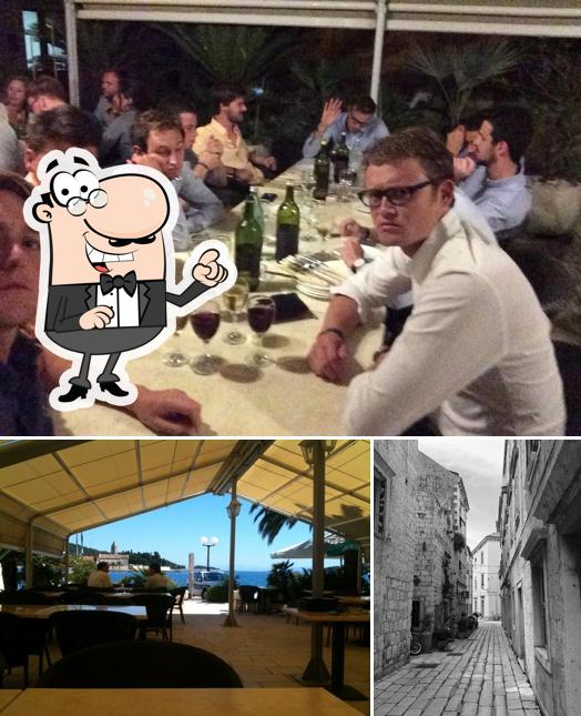 La interni e esterno del ristorante