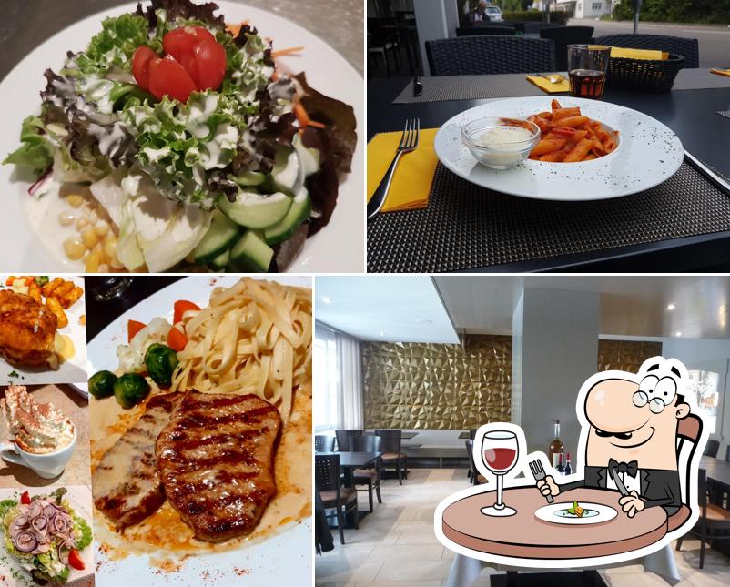 Spezzatino di maiale al Hotel Restaurant Bahnhof Uzwil