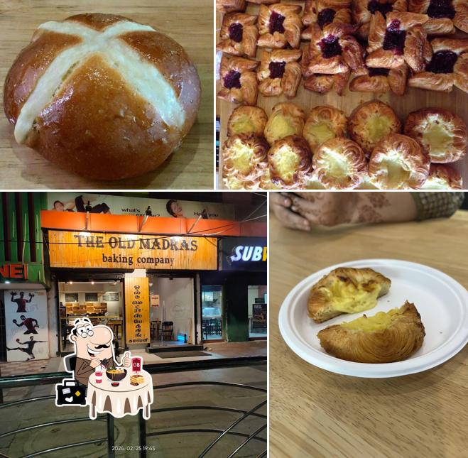 Take a look at the photo showing food and interior at Old Madras Baking Company (Ashok nagar)