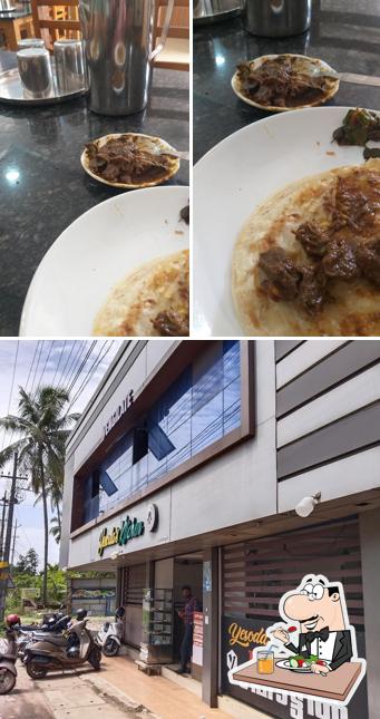 Food at Yeshoda's kitchen