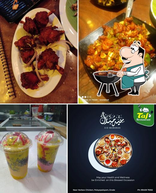 Taj Restaurant provides meat dishes