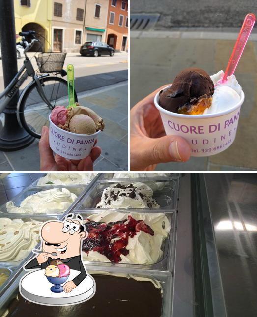 Gelateria Cuore di Panna offre un'ampia selezione di dessert