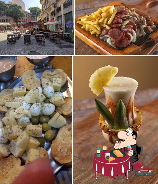 Choperia do Papai serve uma escolha de sobremesas