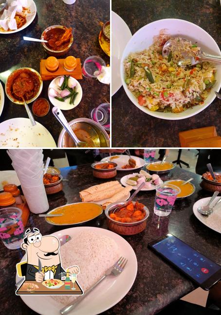 Food at New Malabar Family Restaurant