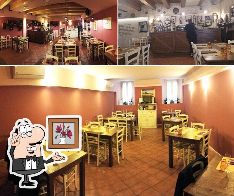 Gli interni di Osteria Pasqualon