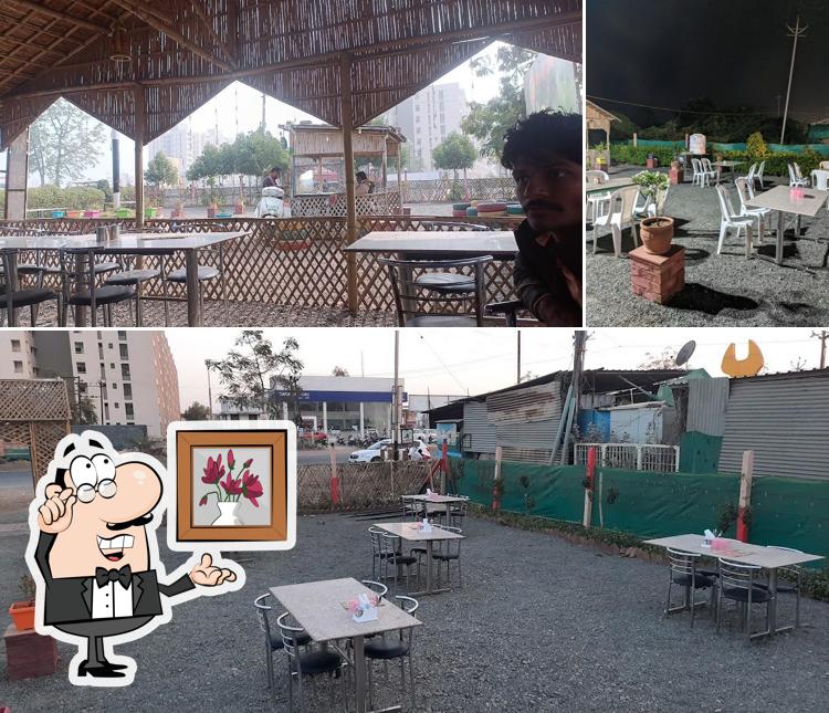 The interior of Shri Dhaba