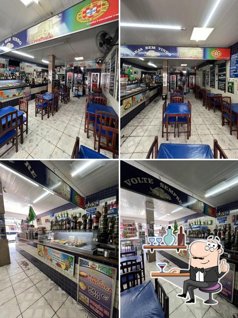 Veja imagens do interior do Bar e Restaurante Brasil Portugal