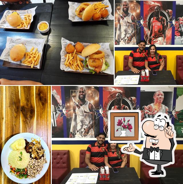 O interior do ALL STAR BURGUER