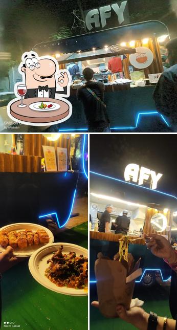 The restaurant's food and interior