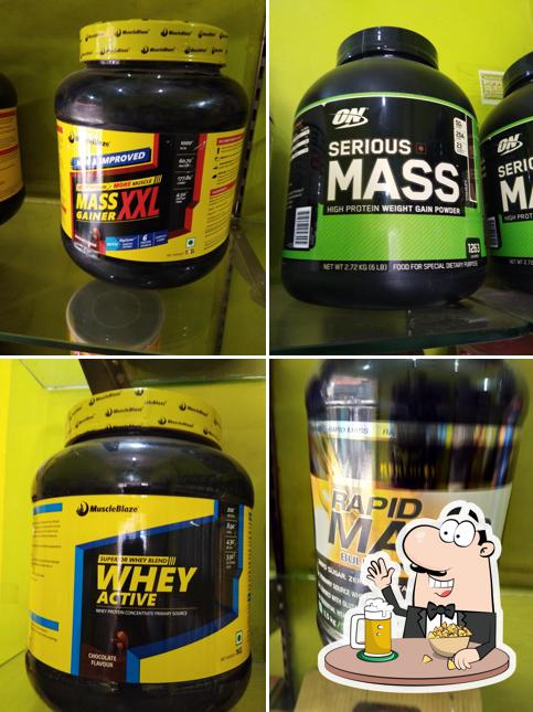 Enjoy a pint of light or dark beer