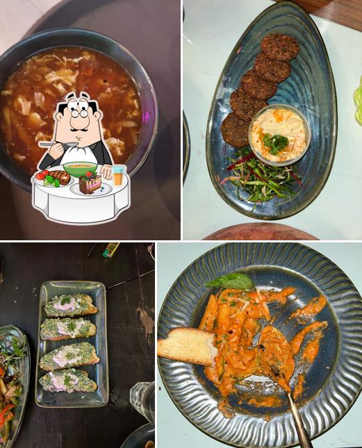 Hot and sour soup at At Live Noida