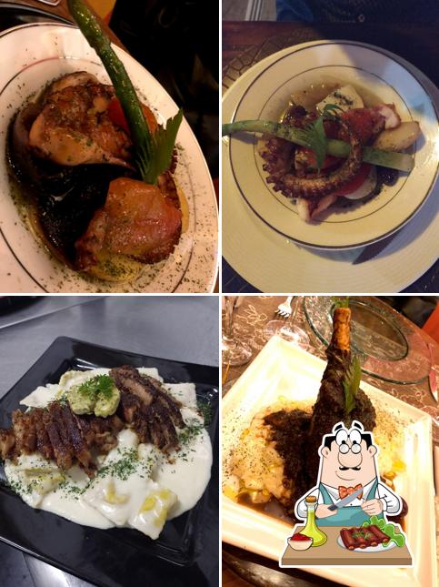 Escolha refeições de carne no L'Atelier Bistro