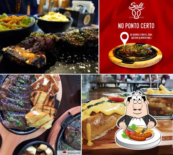 Comida em Salt Steak House