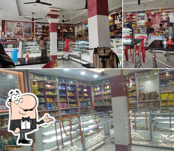 The interior of Shubham Sweet & Bekars