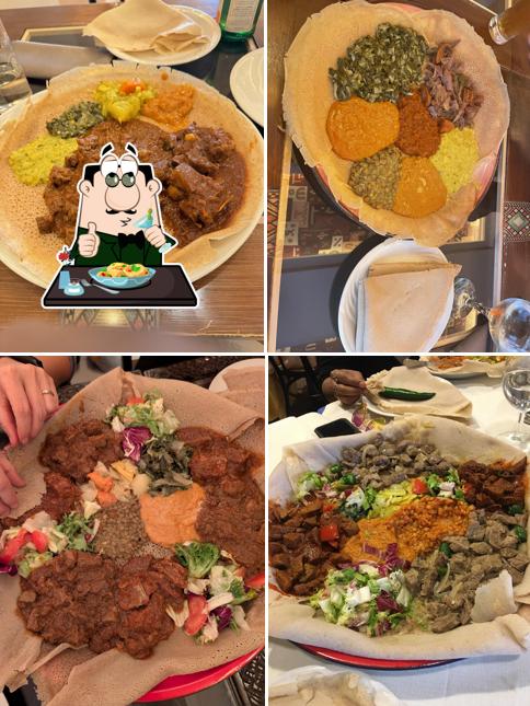 Platti al Ristorante Africa