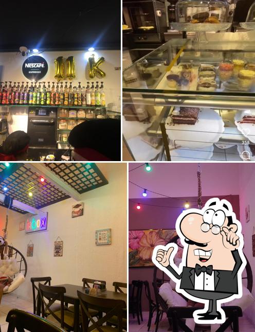 O interior do Cafeteria Inbox