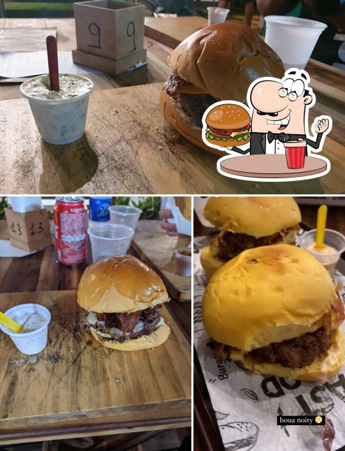 Os hambúrgueres do Homem Da Caverna irão saciar uma variedade de gostos