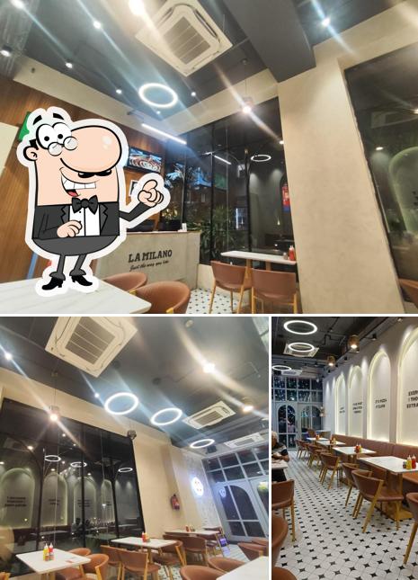 Check out how La Milano Pizzeria looks inside