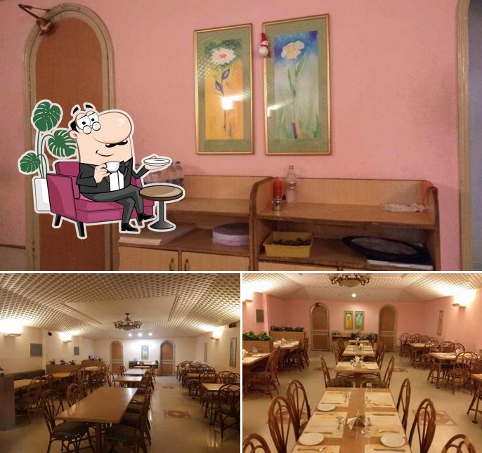 The interior of Pavillion Restaurant Hotel Abad Fort