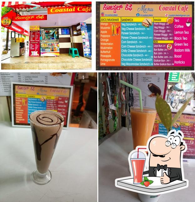 Enjoy a beverage at Coastal Cafe