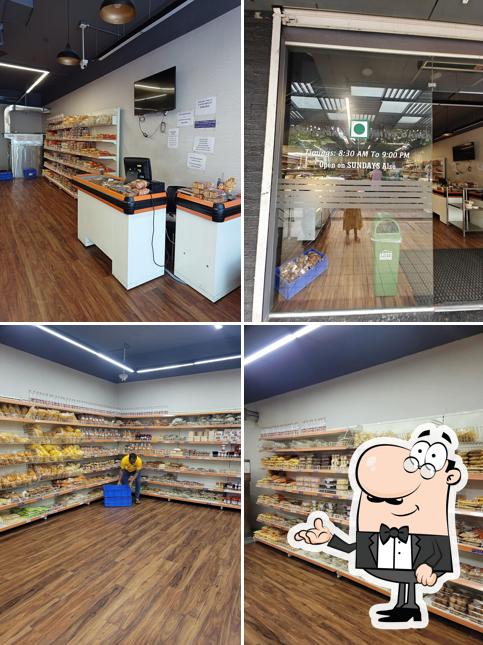 The interior of Sreenivasa Brahmin's Bakery (2nd Branch)