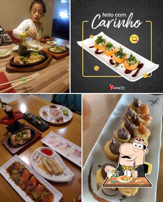 Platos en Restaurante Yamato Culinária Japonesa