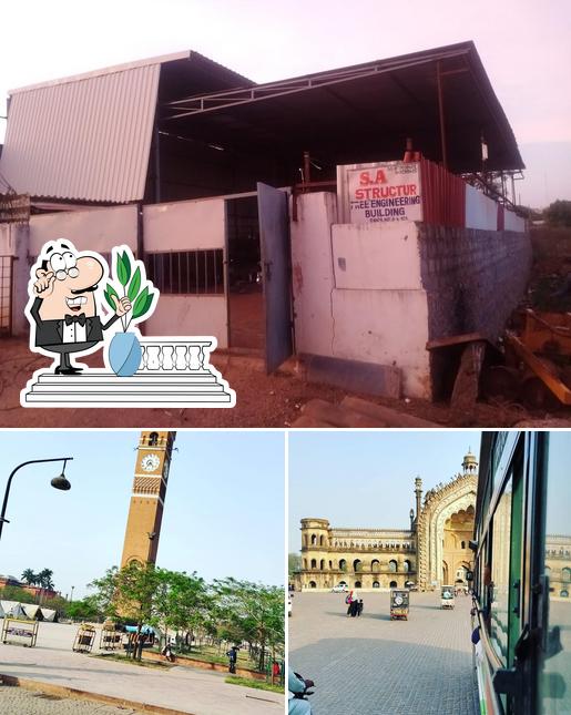 The exterior of Baba Cafe Point