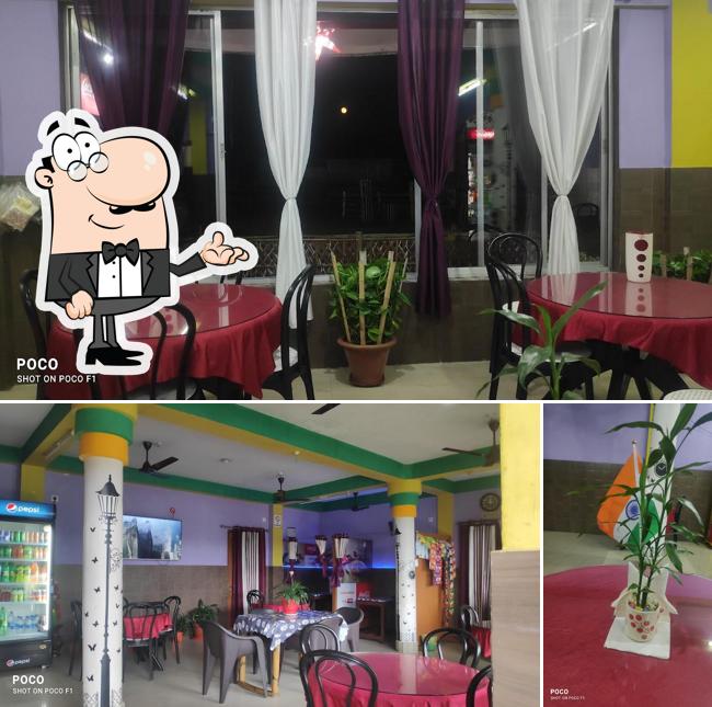 The interior of Orchid Cafe & Restaurant